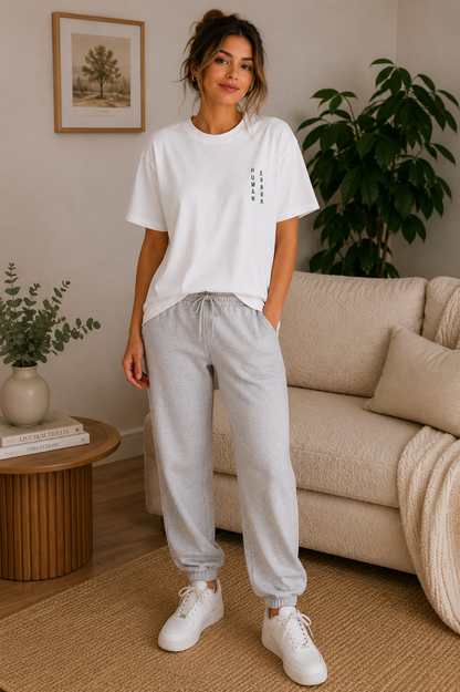 Human Error – Minimalist Oversized T-Shirt