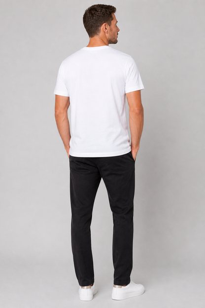 Pd Clori Playing Cards Graphic White T-Shirt for Men