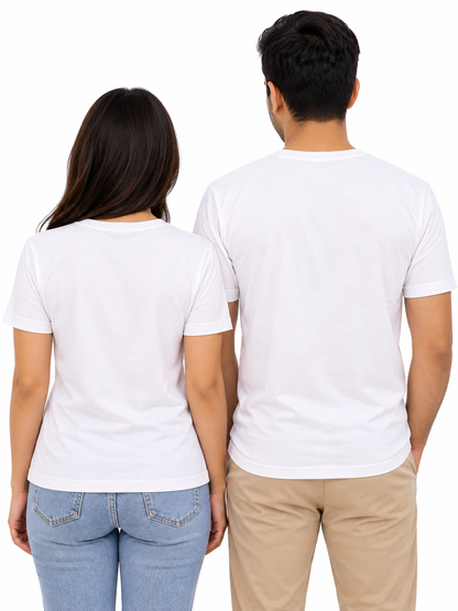 Cute Rabbit Couple Matching T-Shirts – Adorable Couple Tees