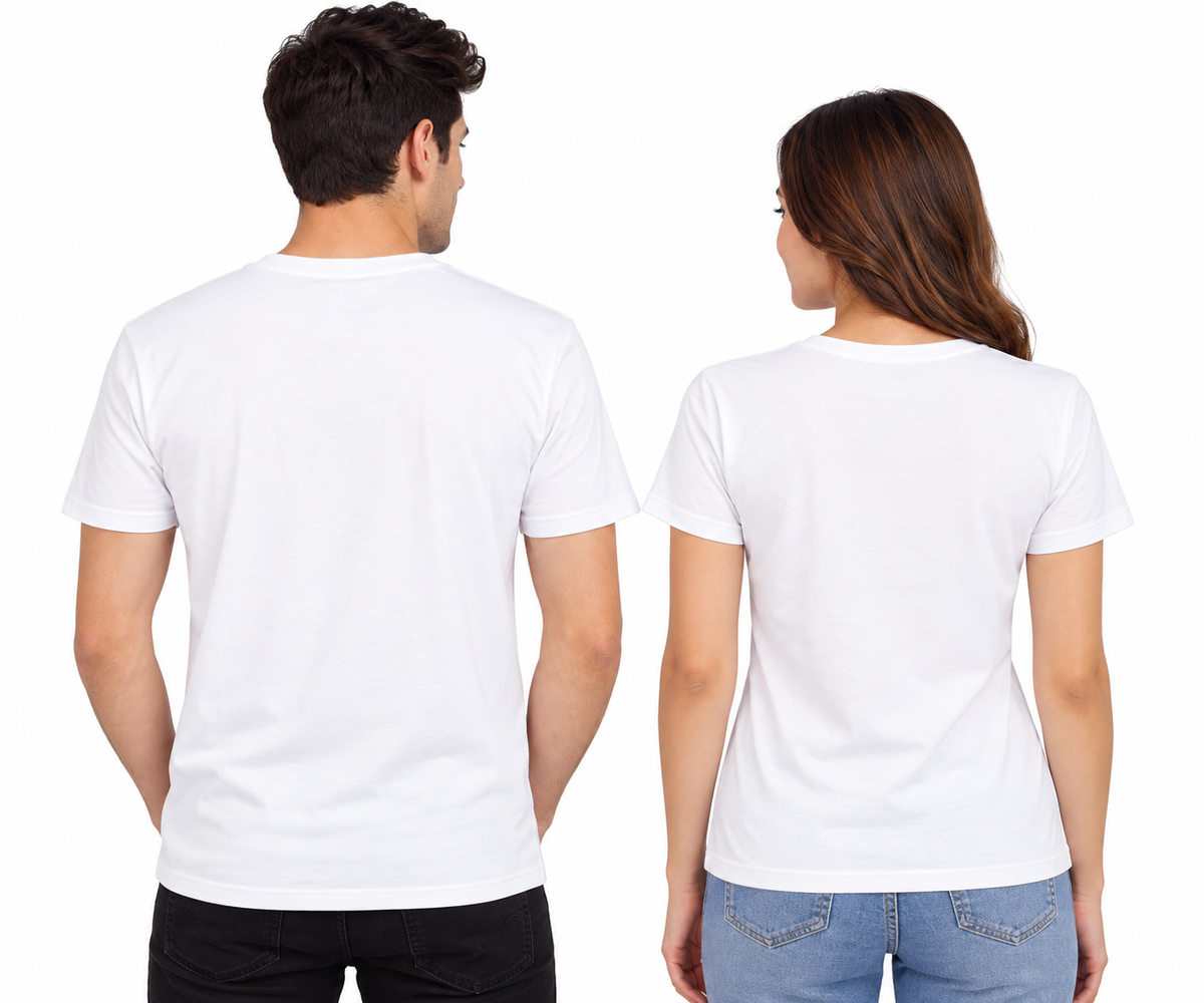 Addicted to Her, Addicted to Him – Matching Couple T-Shirts