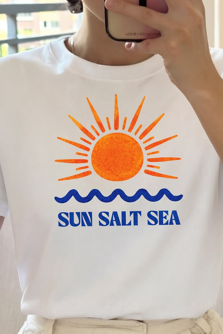 Sun Salt Sea – Minimal Summer Vibe Tee