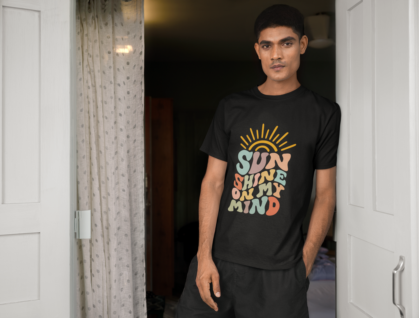 Sun Shine Regular Men's Cotton T-shirt