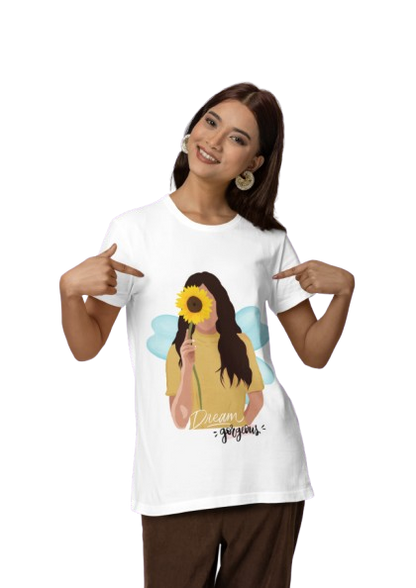 Dream Chaser Sunflower Graphic T-Shirt – Royal Blue