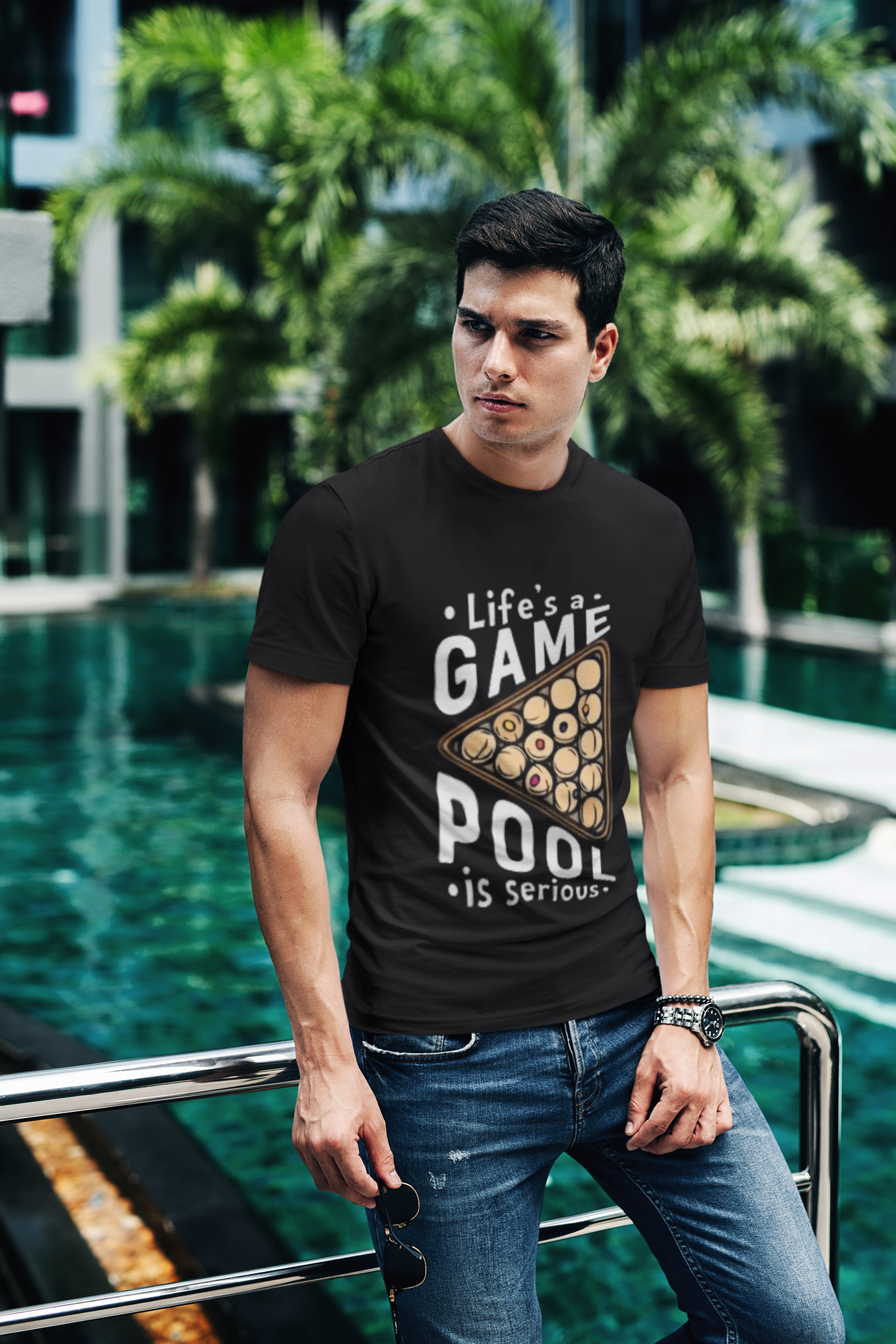 Life’s a Game Regular Men's Cotton T-shirt