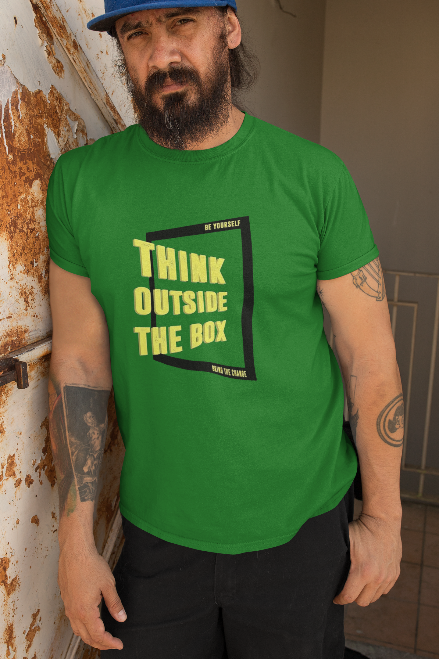 Outside The Box Regular Men's Cotton T-shirt