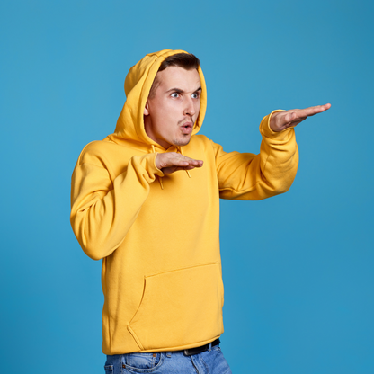 Solid Cotton Hooded Sweatshirt - Clori