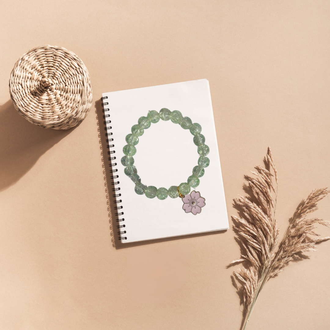 Flower Sparkling Crystal Bracelet - Clori