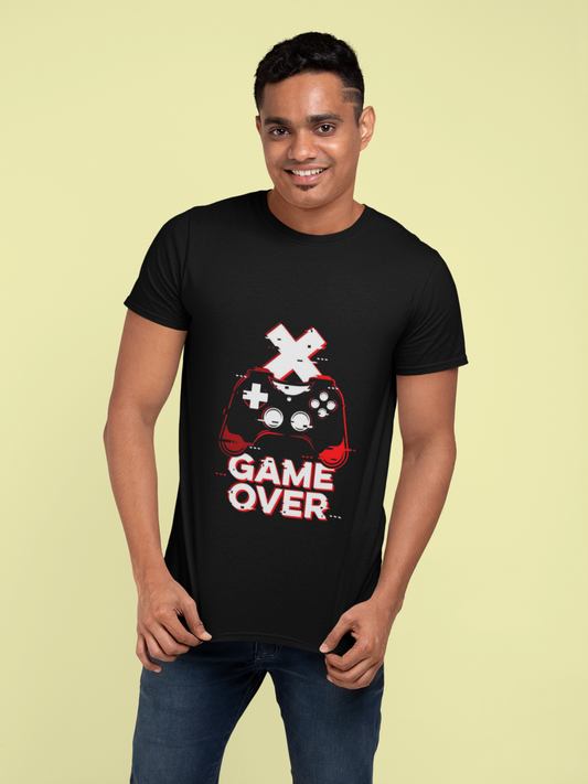 Game Over Regular Men's Cotton T-shirt