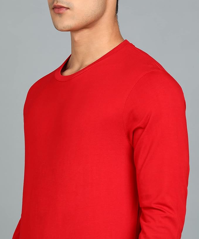 Mustard Yellow Full Sleeve Men’s T-Shirt – Premium Cotton Casual Wear