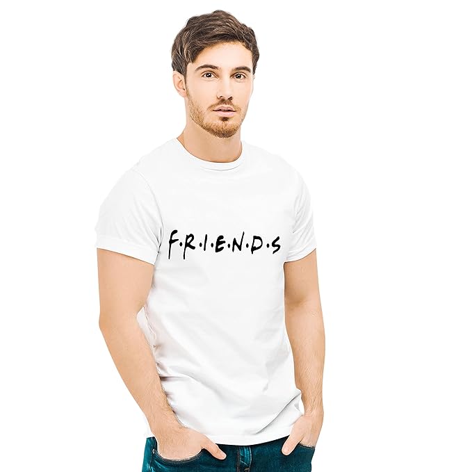 Friends Graphic Printed Cotton T-Shirt