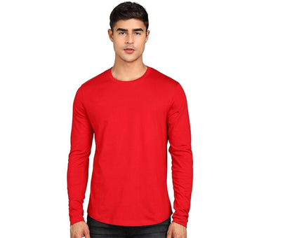 Mustard Yellow Full Sleeve Men’s T-Shirt – Premium Cotton Casual Wear