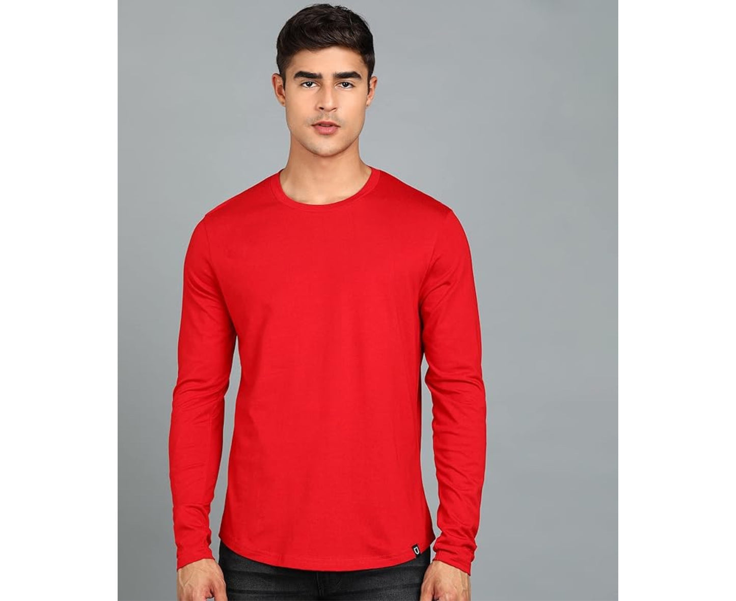 Mustard Yellow Full Sleeve Men’s T-Shirt – Premium Cotton Casual Wear