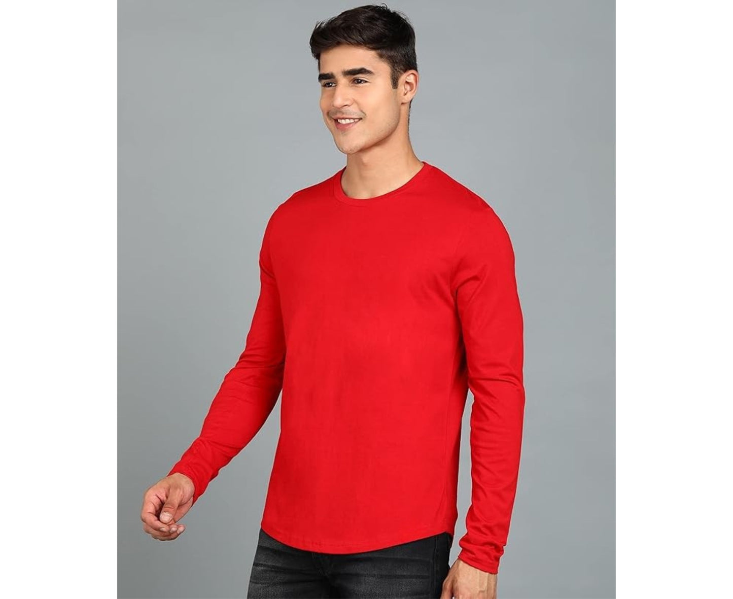 Mustard Yellow Full Sleeve Men’s T-Shirt – Premium Cotton Casual Wear