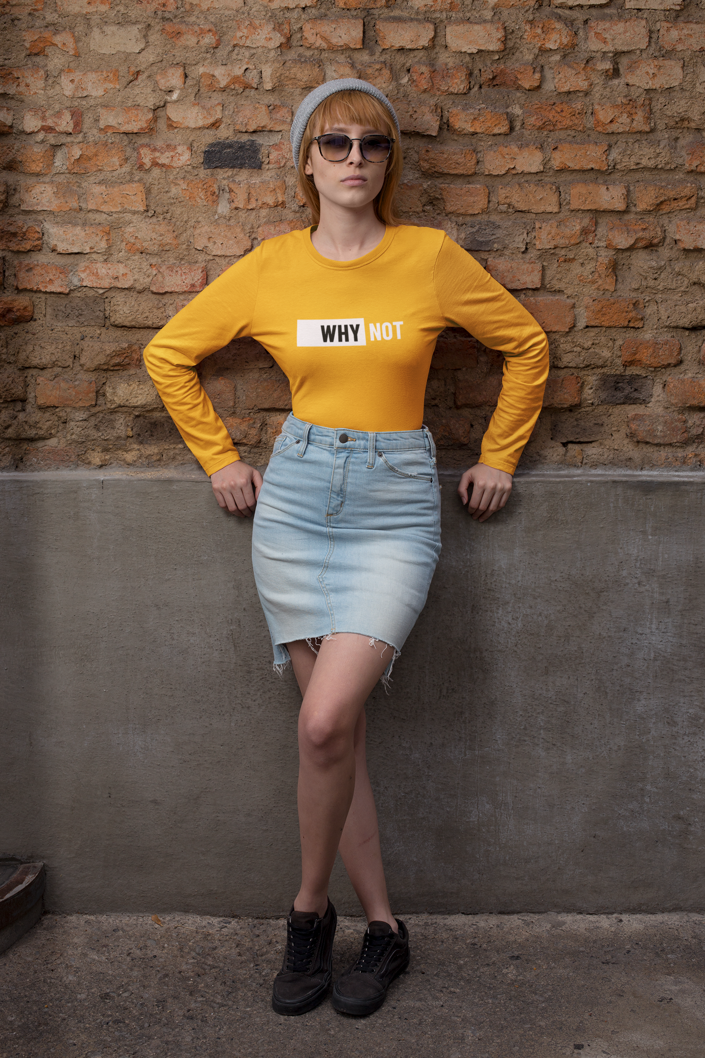 Women’s Why Not Graphic Cotton T-Shirt | Casual Round Neck Tee
