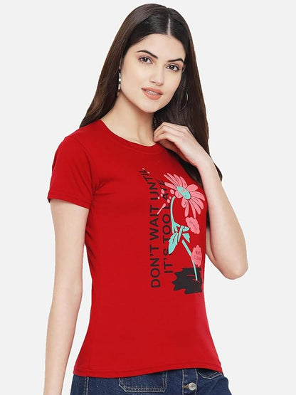 Don't Wait Until Graphic Printed Cotton T-Shirt