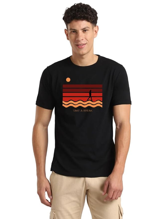 Take a Break Graphic Printed T-Shirt