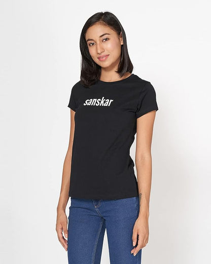 Sanskar Graphic Printed T-Shirt