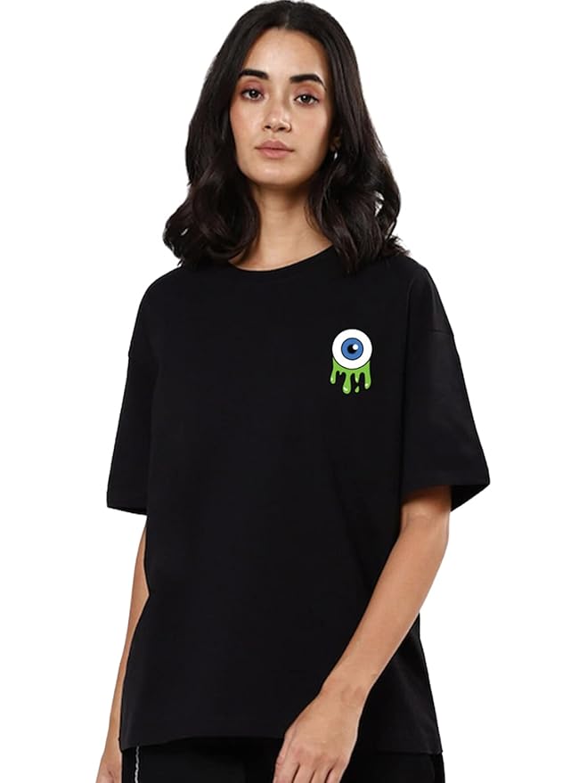 Drip Eye Minimal Black T-Shirt