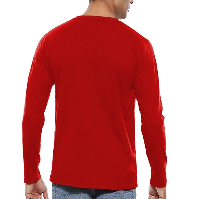 Mustard Yellow Full Sleeve Men’s T-Shirt – Premium Cotton Casual Wear