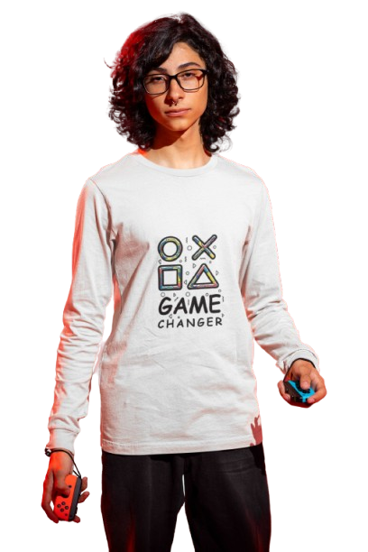 Game Changer Graphic Print Women’s T-Shirt – Motivational Cotton Casual Tee
