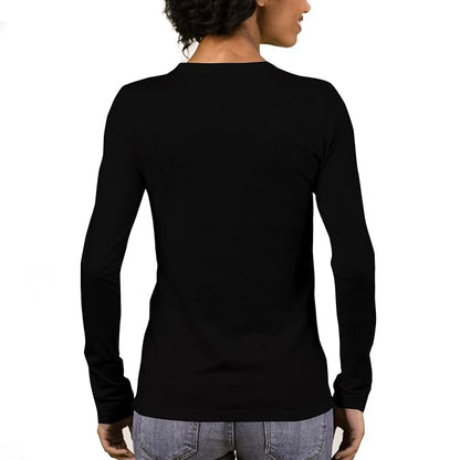Faith Over Fear Graphic Print Women’s Full Sleeve T-Shirt – Inspirational Cotton Casual Tee