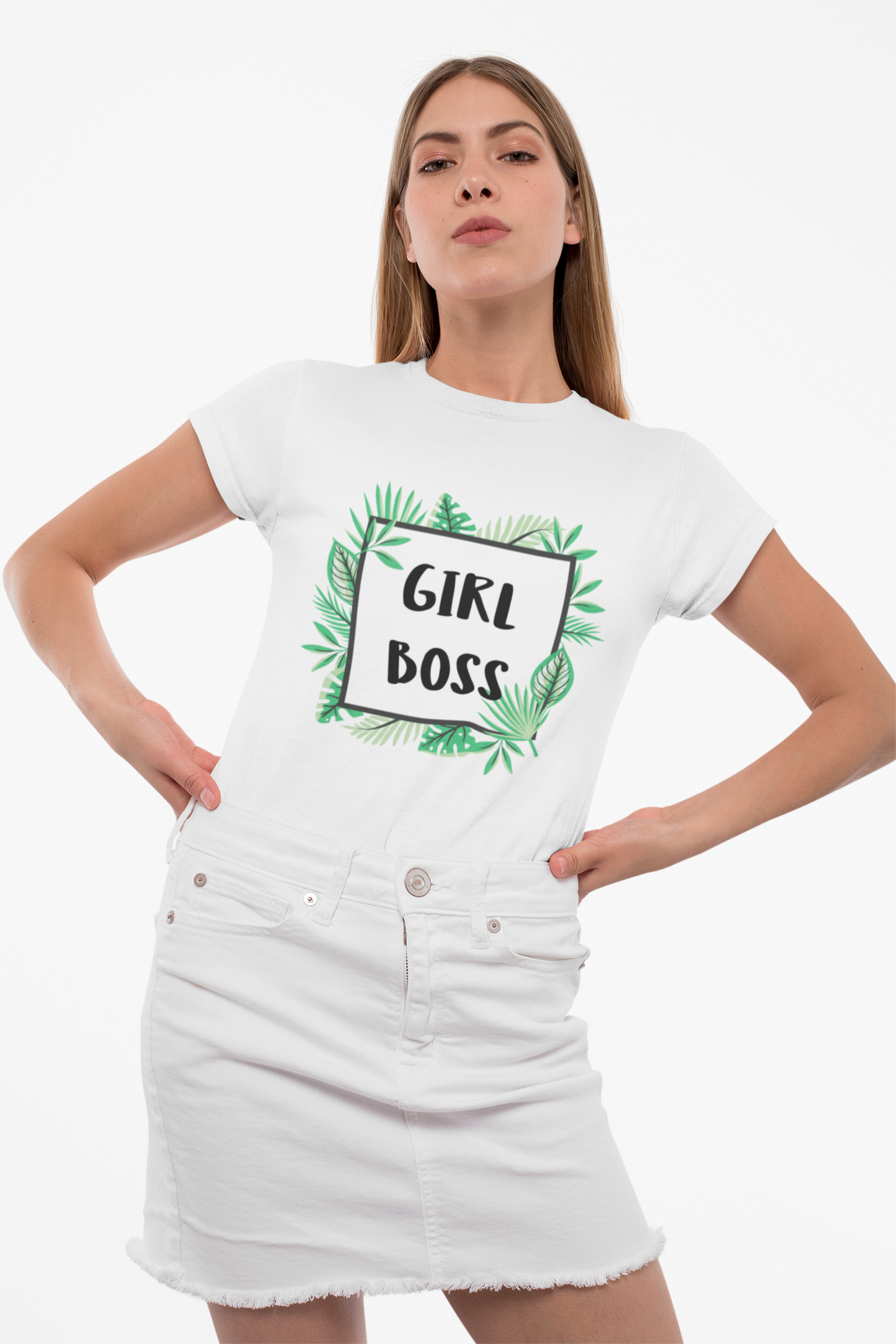 Girl Boss Botanical Power T-Shirt