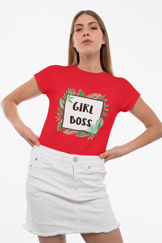 Girl Boss Botanical Power T-Shirt