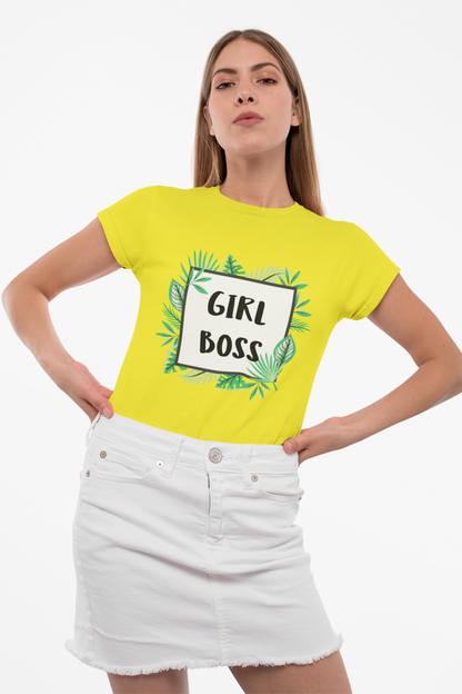 Girl Boss Botanical Power T-Shirt