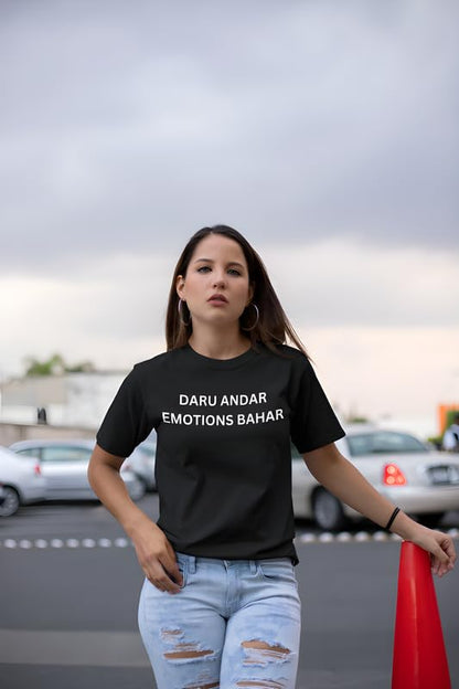 Daru Andar Emotions Bahar Graphic Tee