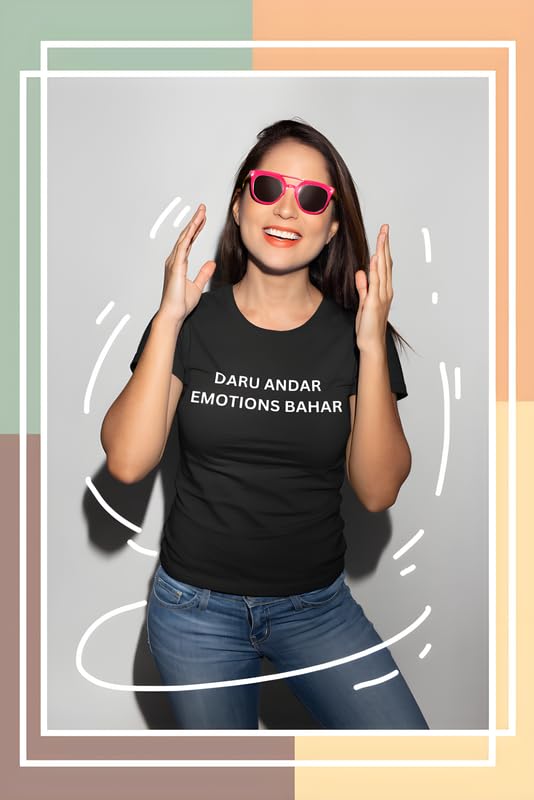 Daru Andar Emotions Bahar Graphic Tee