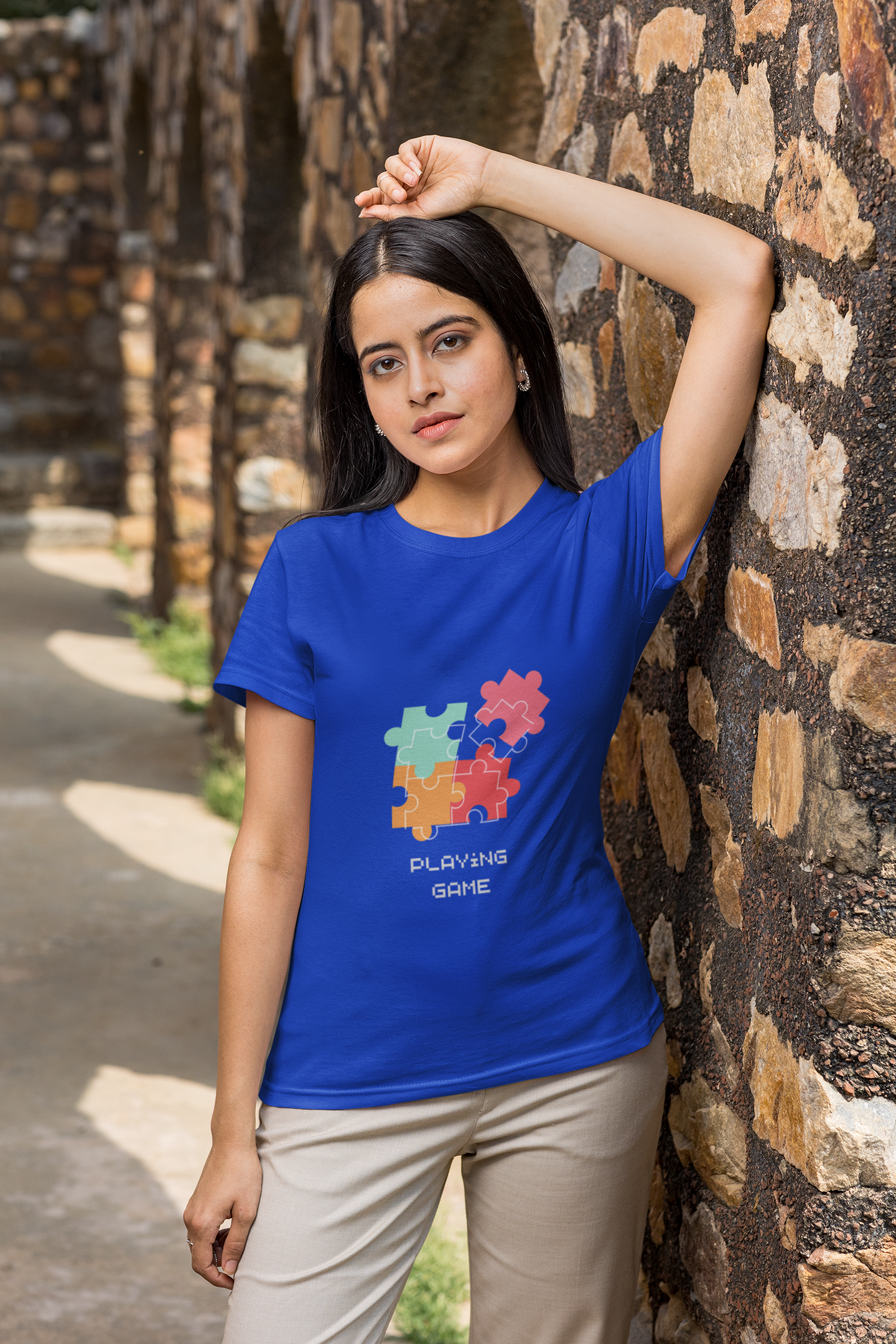 Puzzle Play "Playing Game" Graphic T-Shirt