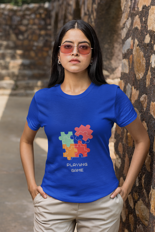 Puzzle Play "Playing Game" Graphic T-Shirt