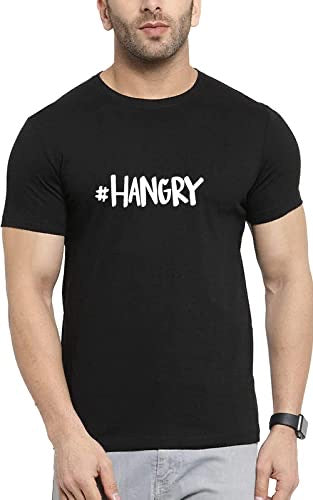 Hangry Printed T-Shirt – Minimalist Humor for Everyday Mood Swings