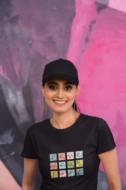 Love Yourself Printed T-Shirt – Empowering Self-Love Statement Tee