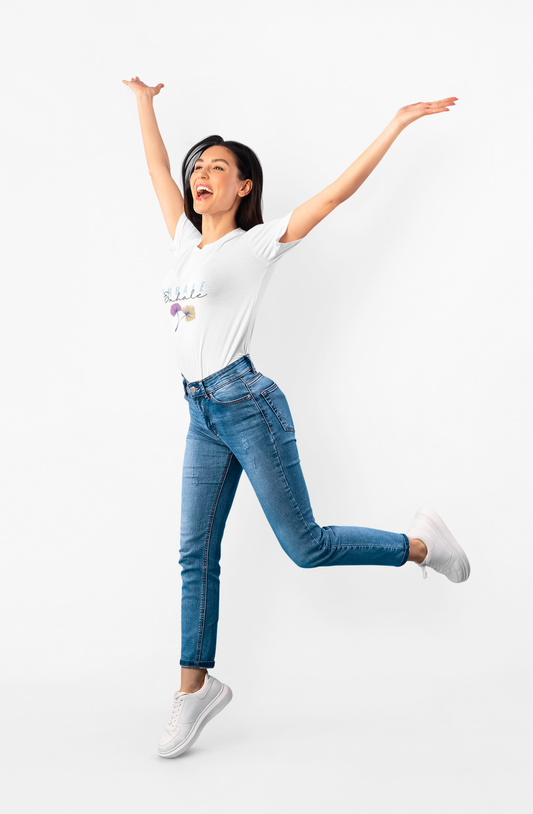 Inhale Exhale Printed T-Shirt – Calm & Minimal Mindfulness Tee