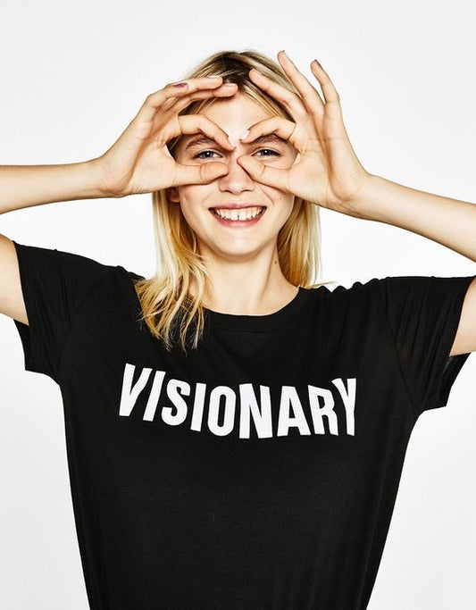 Visionary Graphic Printed Unisex T-Shirt – Bold & Minimalist Style