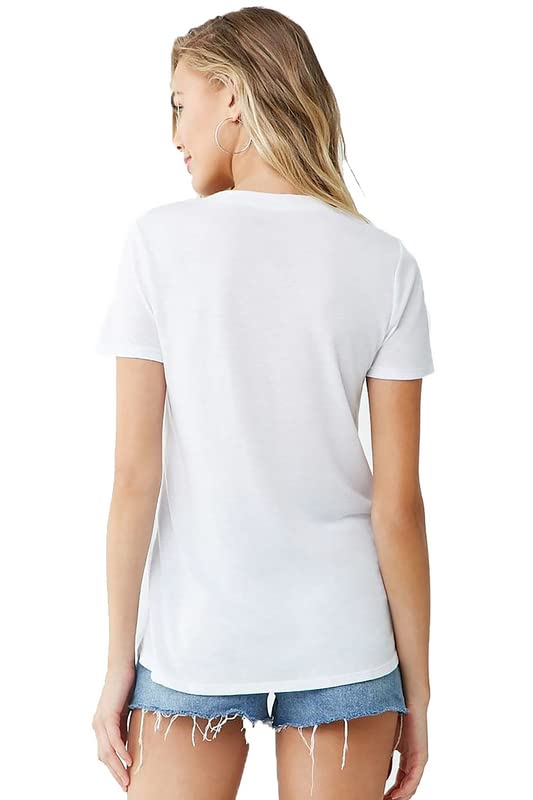 Women's Bold Statement T-Shirt – "SELF MADE" White Cotton Tee