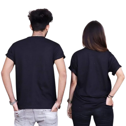 King & Queen Couple T-Shirt Set – Perfect for Lovers | Matching Cotton Tees