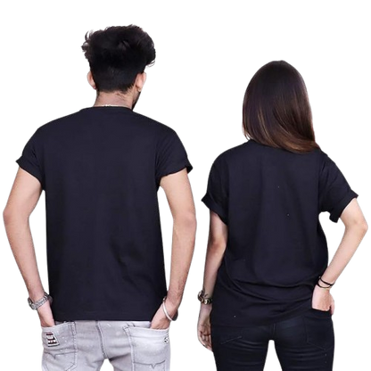 Wild One & Mild One Black Couple T-Shirts Combo | Matching Graphic Tees by Pd Clori