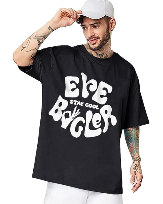 PD Clori Men's "Stay Cool" Graphic Printed T-Shirt – Chill Vibes | Casual Summer Tee