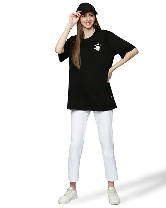 "Stay Cool" Oversized Graphic T-Shirt for Women