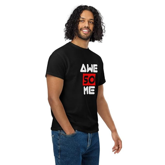 "AWESOME" Typography Graphic T-Shirt – Creative Bold Design