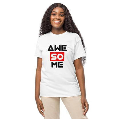 "AWESOME" Typography Graphic T-Shirt – Creative Bold Design