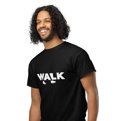 "WALK" Minimal Sneaker Graphic T-Shirt