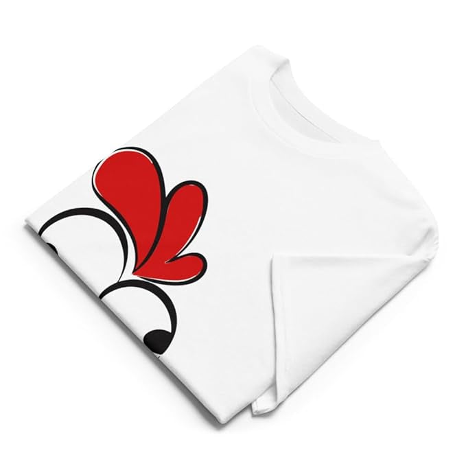 Goofy Chicken Face Graphic T-Shirt