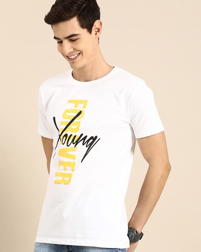 "AM PM Coffee & Wine Graphic Printed T-Shirt"