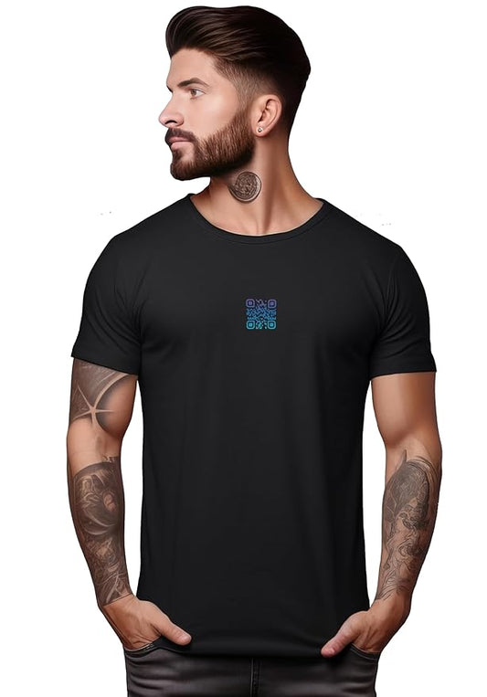Scan Code Printed T-Shirt – Wear the Code, Share the Message