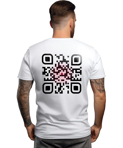 Scan Code Printed T-Shirt – Wear the Code, Share the Message