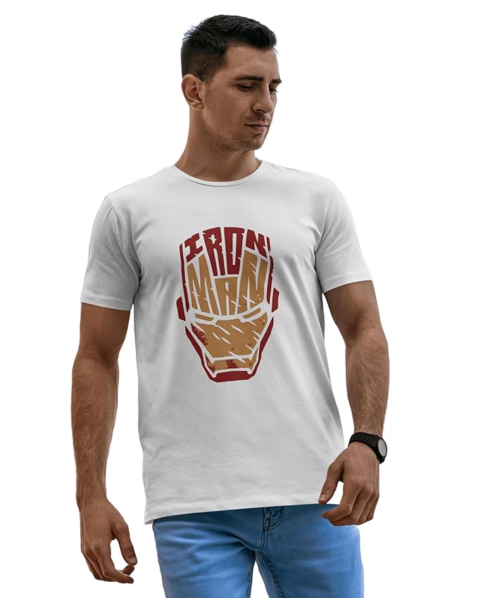 Iron Man Printed T-Shirt – Powered by Style & Stark Tech