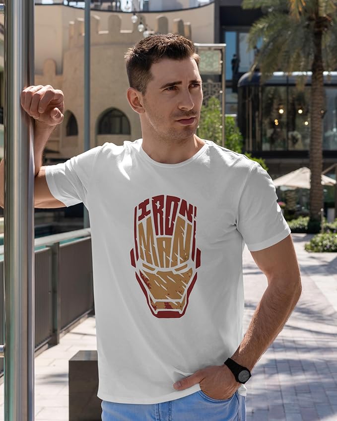 Iron Man Printed T-Shirt – Powered by Style & Stark Tech